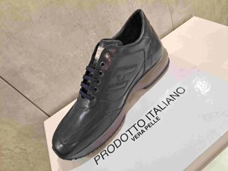Scarpe  Uomo Pelle blu classiche sportive 39 a 46