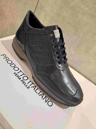 Scarpe  Uomo Pelle blu classiche sportive 39 a 46