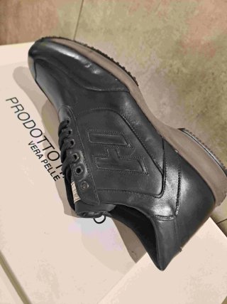 Scarpe  Uomo Pelle blu classiche sportive 39 a 46