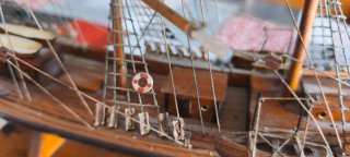 Maqueta Barco Velero Madera