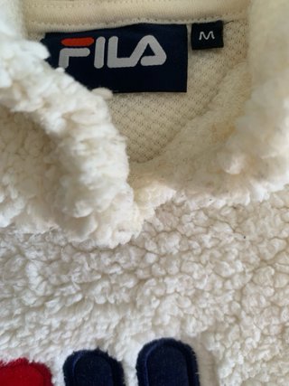Fila Chaquetón Lana Oveja Blanco