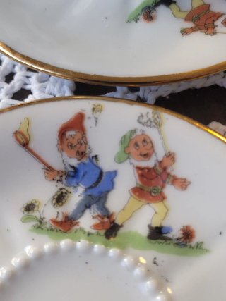 Juego de té infantil vintage porcelana Santa Clara