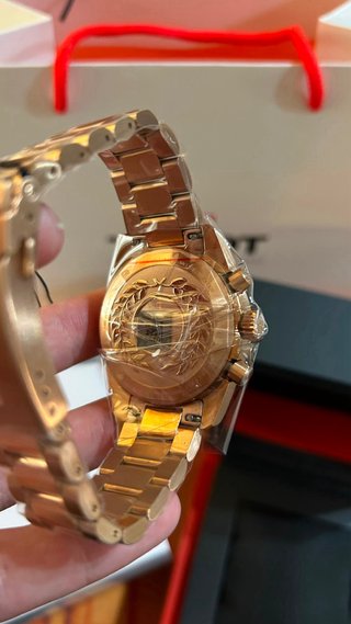 Tissot PR516 Oro Rosa 40mm Cronógrafo Negro