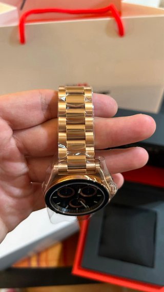Tissot PR516 Oro Rosa 40mm Cronógrafo Negro
