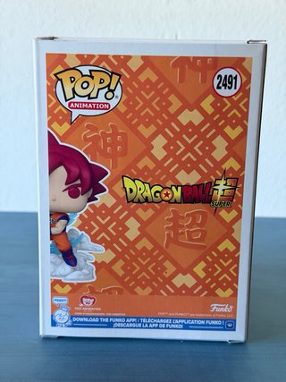 Funko Pop Goku Super Saiyan God 2491 DBZ