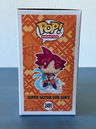 Funko Pop Goku Super Saiyan God 2491 DBZ