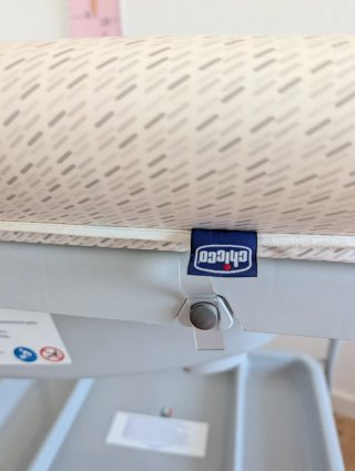 Cambiador bañera bebé gris Chicco
