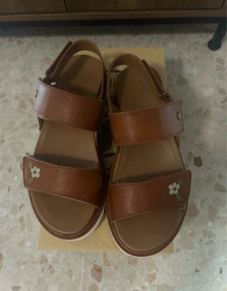 Sandalias Panama Jack Mujer Marrones