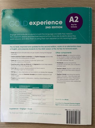 Libro ingles A2 GOLD EXPERIENCE student’sbook