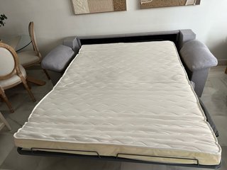 Sofá Cama Gris Claro Apertura Italiana