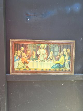 Cuadro La Última Cena antiguo