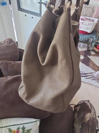 Bolso Gucci Beige Piel