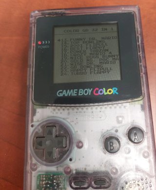 Game Boy Color Morada Transparente