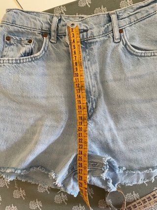 Shorts di jeans azzurri