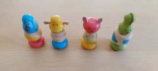 Juego Janod Equilibrio y Encajes Madera
