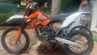 KTM 250 EXC Enduro/Motocross Naranja/Blanco