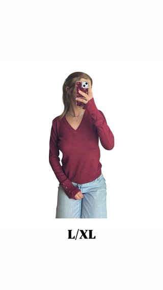 Camisola feminina de malha Nova, sem uso