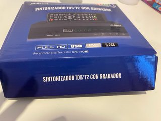Sintonizador TDT/T2 con Grabador JN-821T2