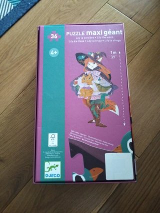 Puzzle Djeco Maxi 36 piezas Lily la Bruja