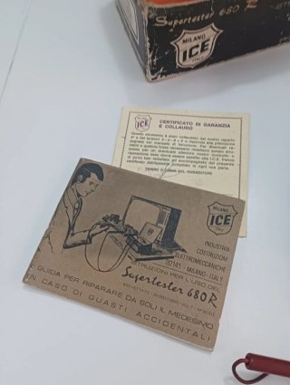 ICE Supertester 680R Multimetro Vintage V serie