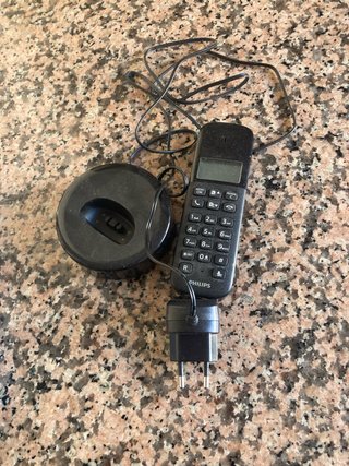 Teléfono Inalámbrico Philips Negro