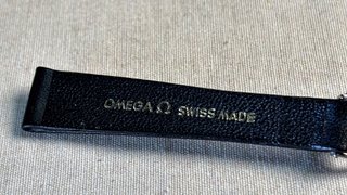 Correa Piel Vintage OMEGA 14mm Hebilla NOS