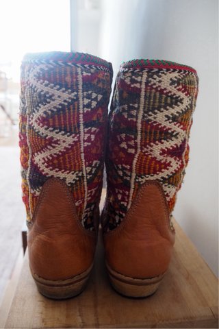 Botas de piel estilo cowboy
