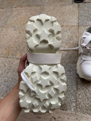 Sneakers Miu Miu Bianche con Cristalli