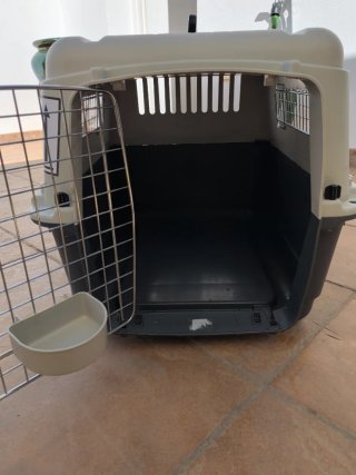 Transportín grande para mascotas perros  80x56x59