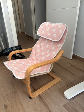 Sillón infantil Ikea chapa abedul