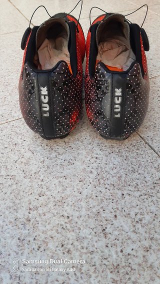 Zapatillas Ciclismo MTB Luck rojo