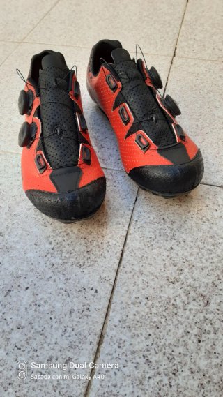 Zapatillas Ciclismo MTB Luck rojo