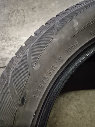 2 Neumáticos de coche, DUNLOP, 235/55/18 100H m+s