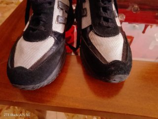 Scarpe Hogan donna nere/argento n.36