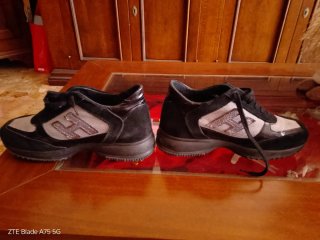 Scarpe Hogan donna nere/argento n.36