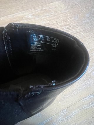 Botines Chelsea Clarks Piel Negra Talla 43