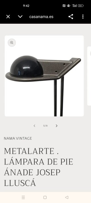 Lámpara VINTAGE Metalarte Josep Lluscá