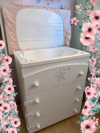 Cambiador bañera bebé
