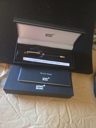 Bolígrafo Montblanc Meisterstück Resina Negro