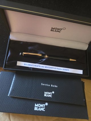 Bolígrafo Montblanc Meisterstück Resina Negro