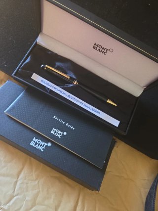 Bolígrafo Montblanc Meisterstück Resina Negro