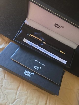 Bolígrafo Montblanc Meisterstück Resina Negro