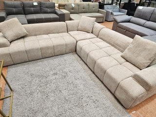 Sofá Rinconera Modular Beige/Gris