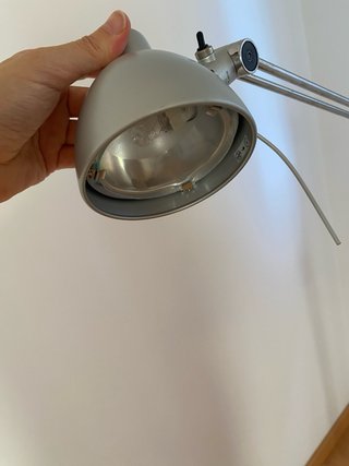 Lámpara de pie extensible metálica Ikea