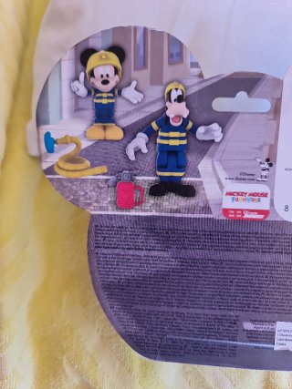 Set Figuras Mickey y Goofy Bomberos Sólo envíos