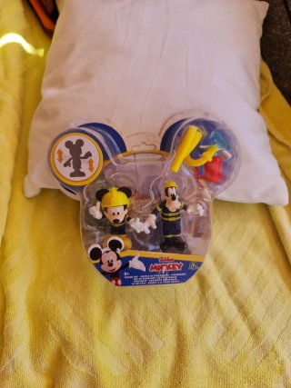Set Figuras Mickey y Goofy Bomberos Sólo envíos
