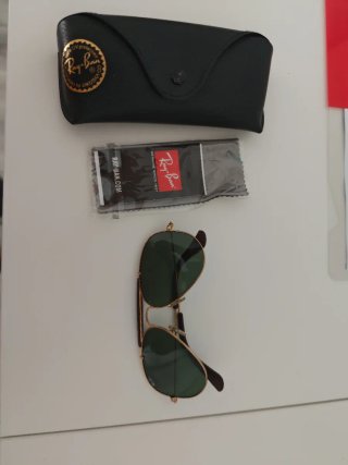 Gafas Ray-Ban Shooter Doradas Verdes