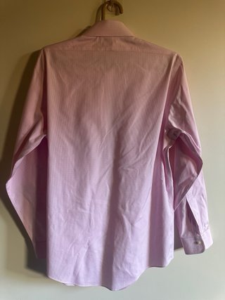 Camisa rosa de vestir para hombre Talla L