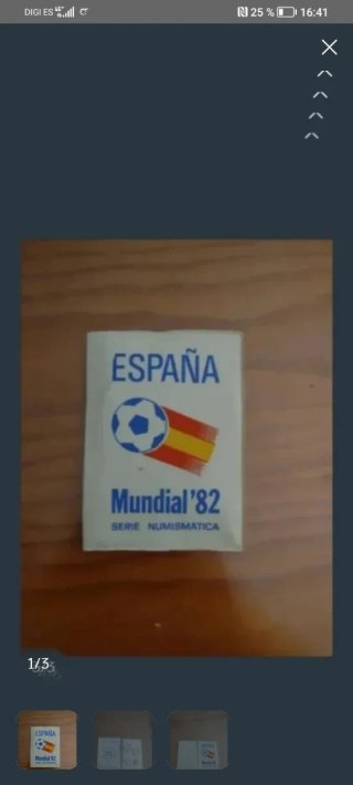 Cartera Mundial '82 España Numismática