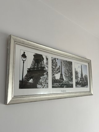 Cuadro tríptico París Torre Eiffel